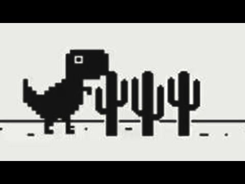 Jogo do Dinossauro do Google Chrome (Gameplay)