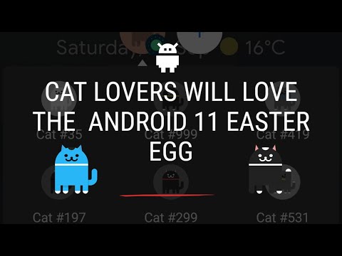 How to enable Android 11 Easter Egg (Neko Cat Game)